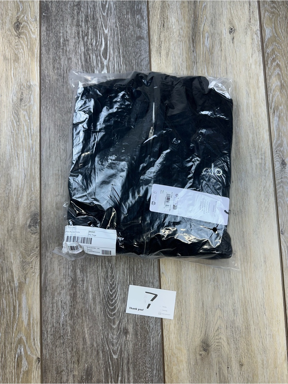 Alo Accolade Full Zip ‘Black’ Women’s - Picture 3 of 3